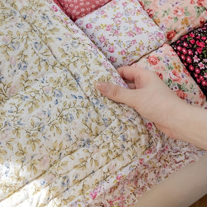 Waterproof Sofa Cover & Garden Style Patchwork Cotton Couch Pad