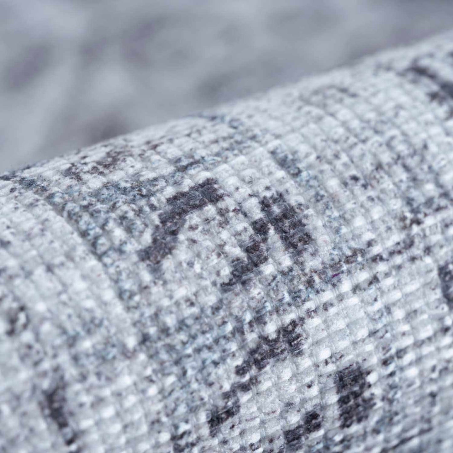 Barny Gray Denim Washable Rug