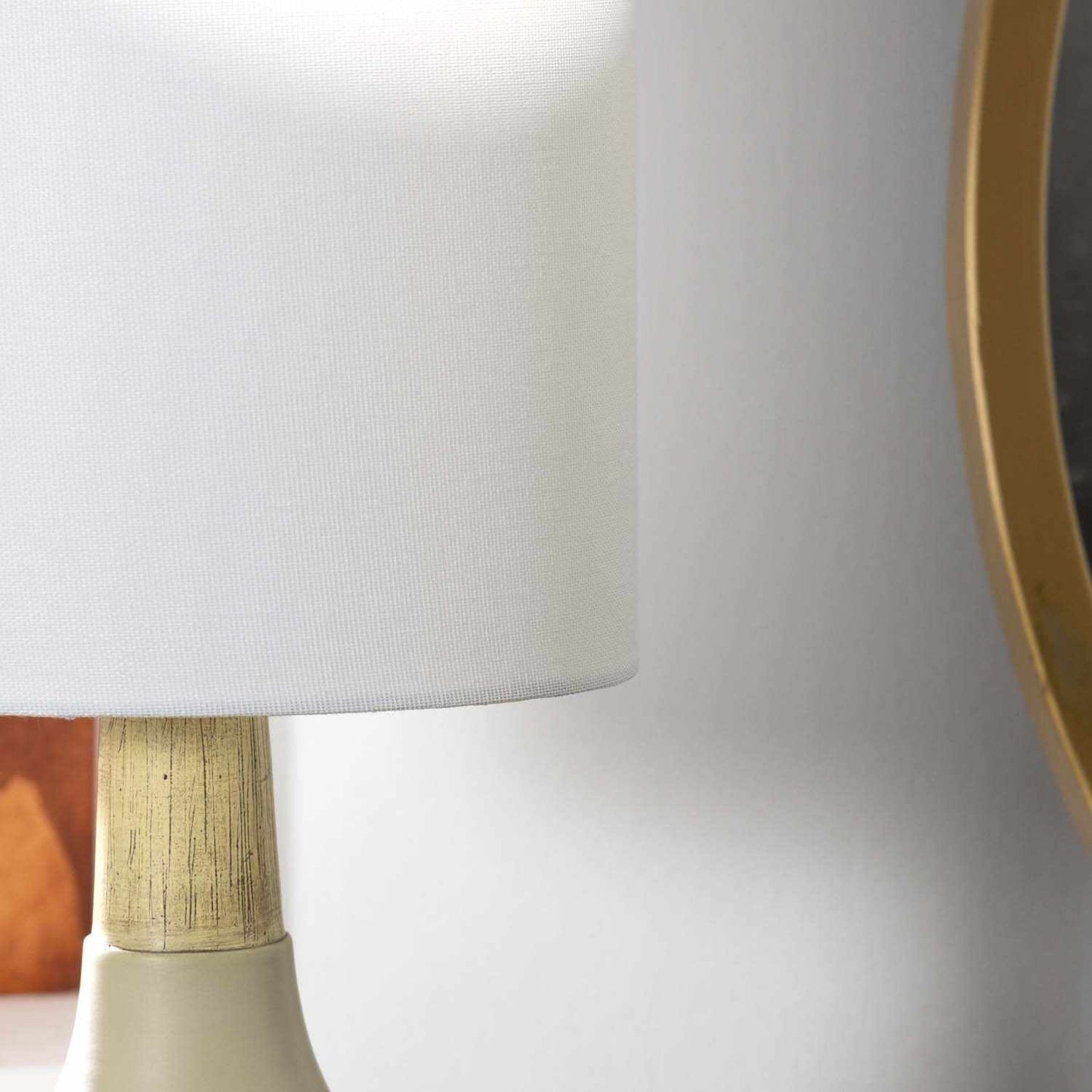 Gattaran Ivory & White Table Lamp