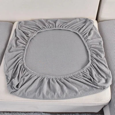Bonney Élément Sofa Slipcover — Solid Color Elastic Furniture Protector with Premium Fit & Brushed Soft Finish for Modern Living Spaces