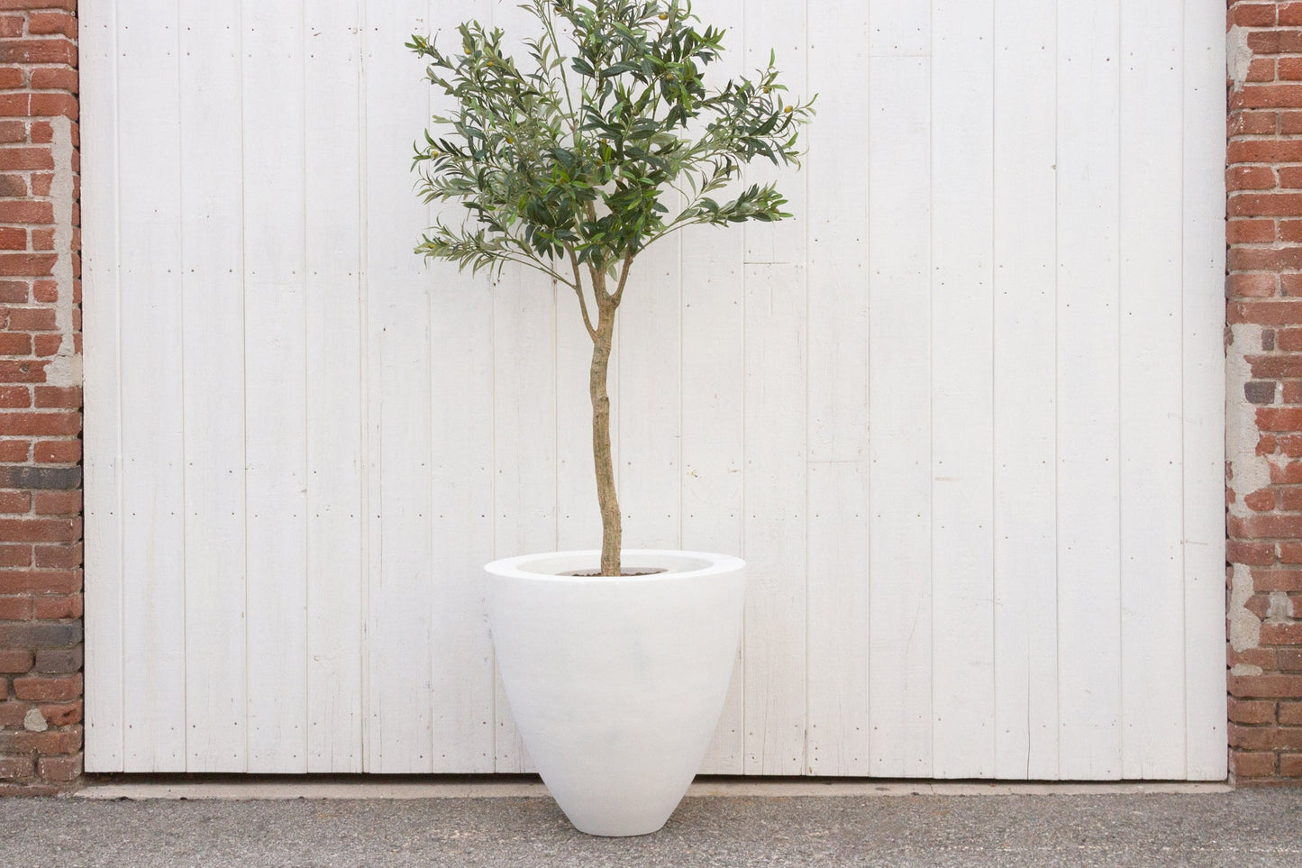 White Cloud Stone Planter