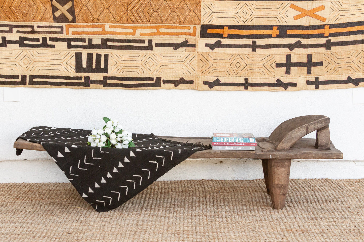 A Collector's African Senufo Carved Bench