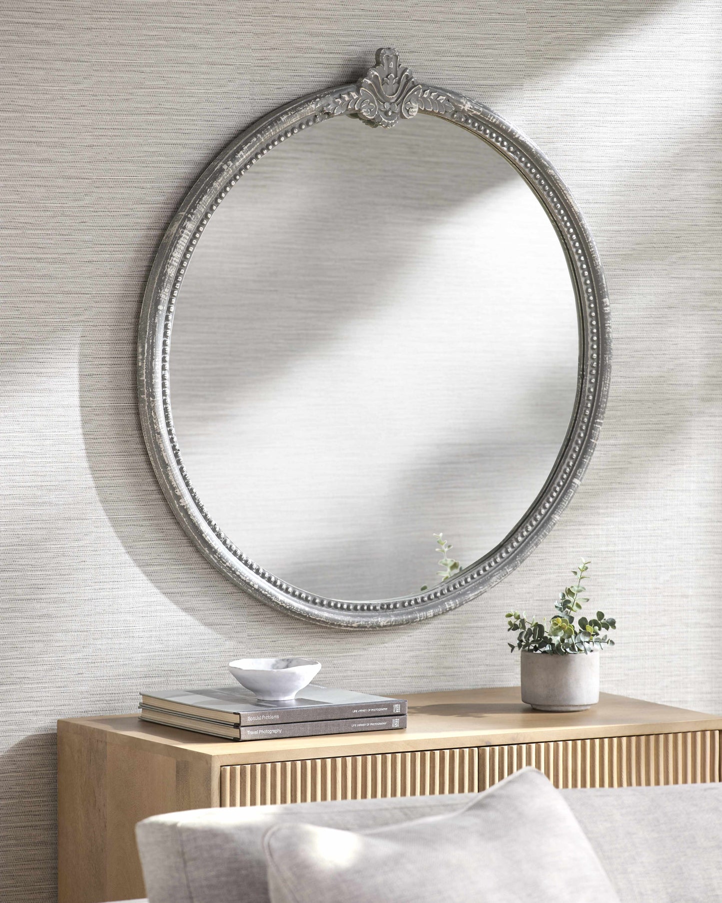 Kandersteg Gray Accent Mirror