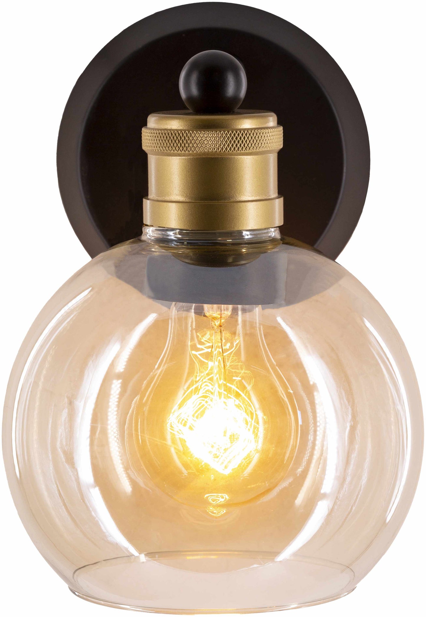 Leabrook Black Metal Wall Sconce