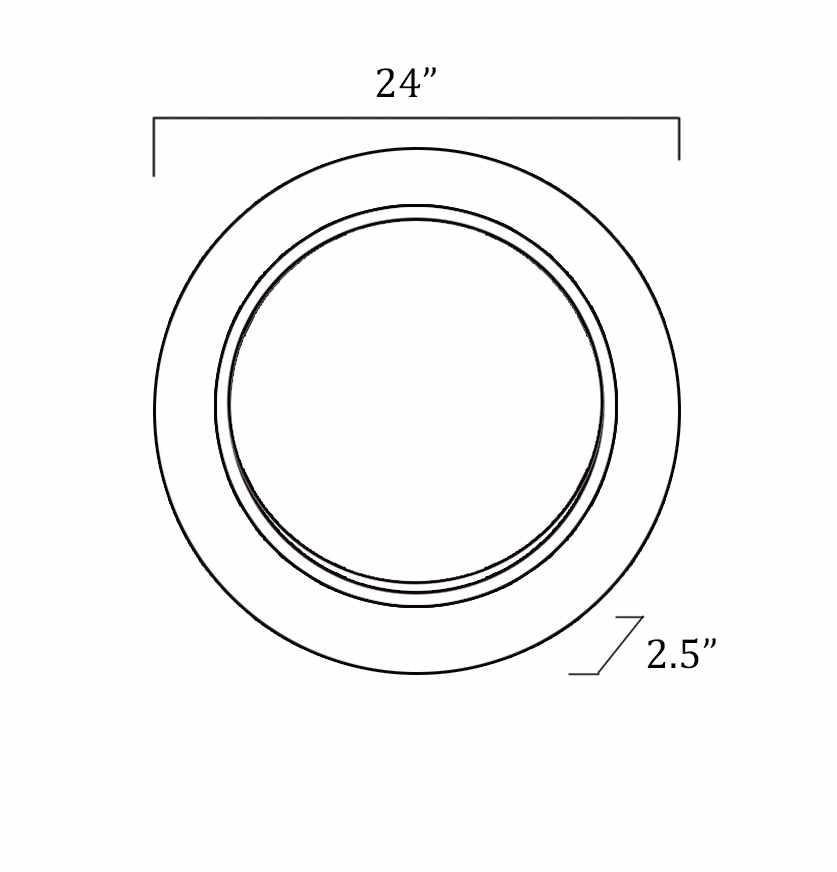 Manukan Contemporary Mirror