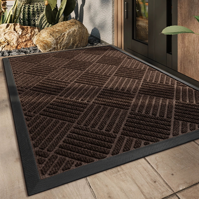Bonney Atelier Entry Mat — Luxury Non-Slip Stain-Resistant Door Carpet for Mansions, Hotels & Modern Homes (Thickened Designer Floor Mat)