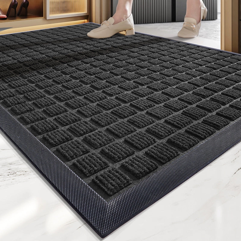 Bonney Atelier Entry Mat — Luxury Non-Slip Stain-Resistant Door Carpet for Mansions, Hotels & Modern Homes (Thickened Designer Floor Mat)