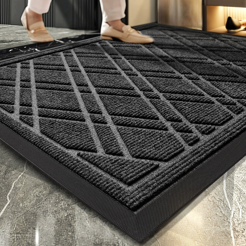 Bonney Atelier Entry Mat — Luxury Non-Slip Stain-Resistant Door Carpet for Mansions, Hotels & Modern Homes (Thickened Designer Floor Mat)