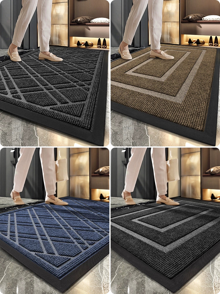 Bonney Atelier Entry Mat — Luxury Non-Slip Stain-Resistant Door Carpet for Mansions, Hotels & Modern Homes (Thickened Designer Floor Mat)