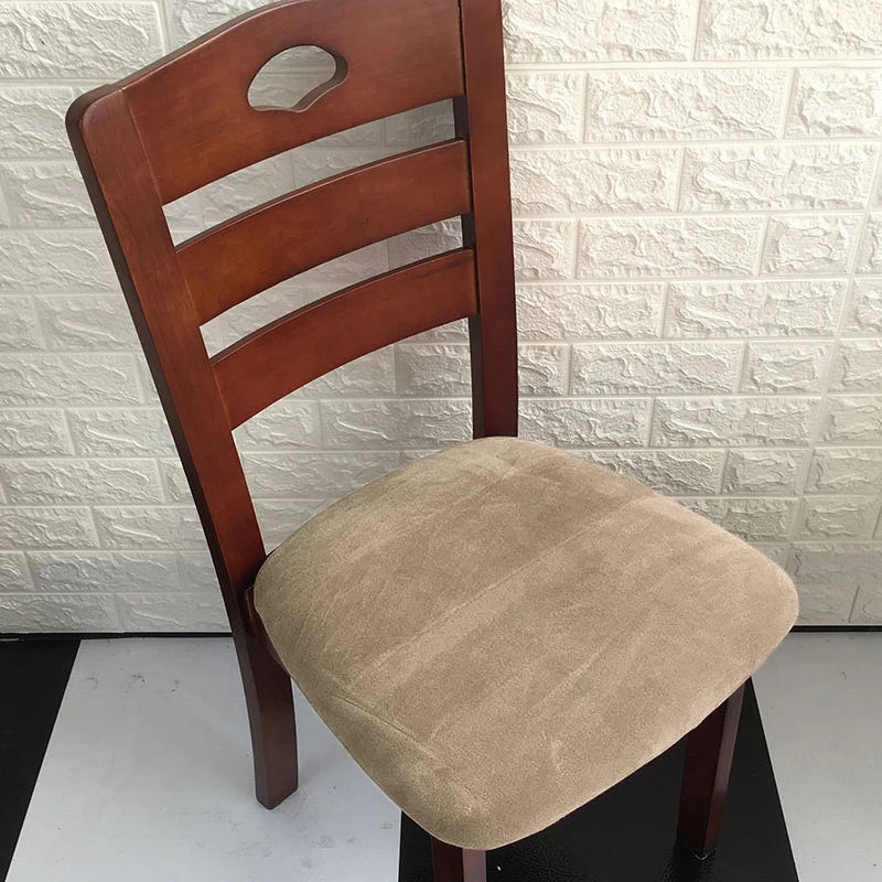 Velvet Haven Chair Cushion Cover | Modern Stretch Velvet Seat Protector For Dining, Office & Banquet Chairs | Soft, Nonslip, Waterproof Elegance In Every Color