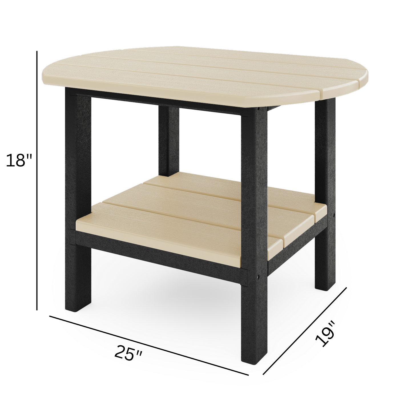 25" St. Simons Oval Side Table