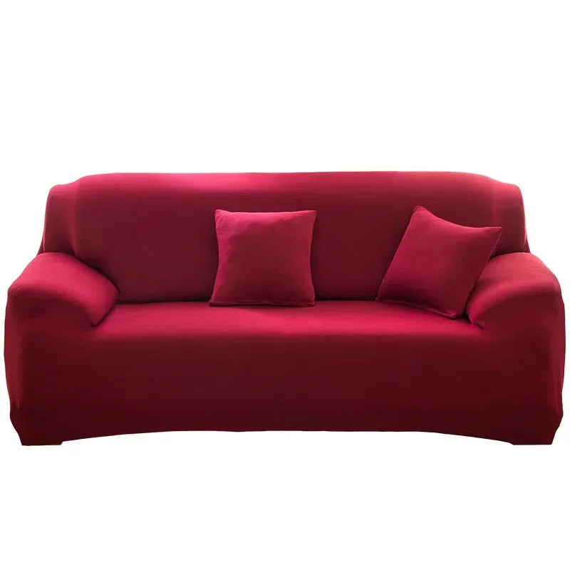 Silken Calm Stretch Sofa Cover Collection (1–4 Seater) | Summer-Breeze Spandex Sofa Protector for Living Rooms, L-Shaped & Corner Couches | Pet-Friendly Luxury Comfort