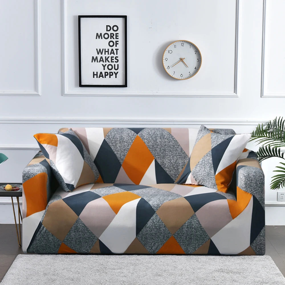 🌸 Capri Bloom Sofa Dress – Elastic Floral Furniture Cover for Effortless Elegance ✨