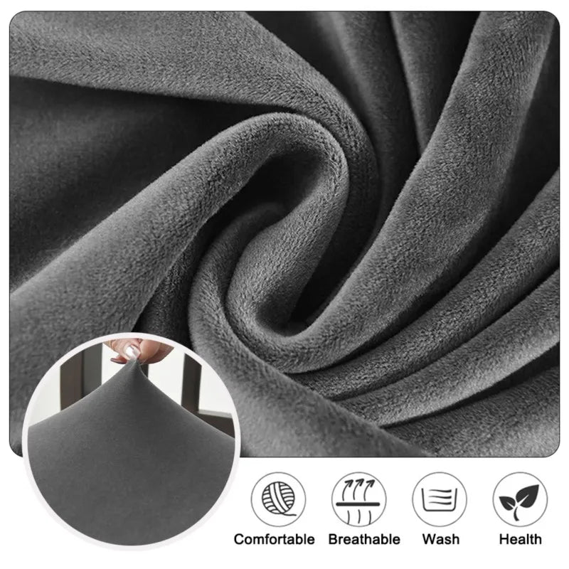 Bonney Velvet Harmony Chair Cushion Covers — High-Stretch Velvet Slipcovers for Dining, Office, Banquet & Boutique Interiors