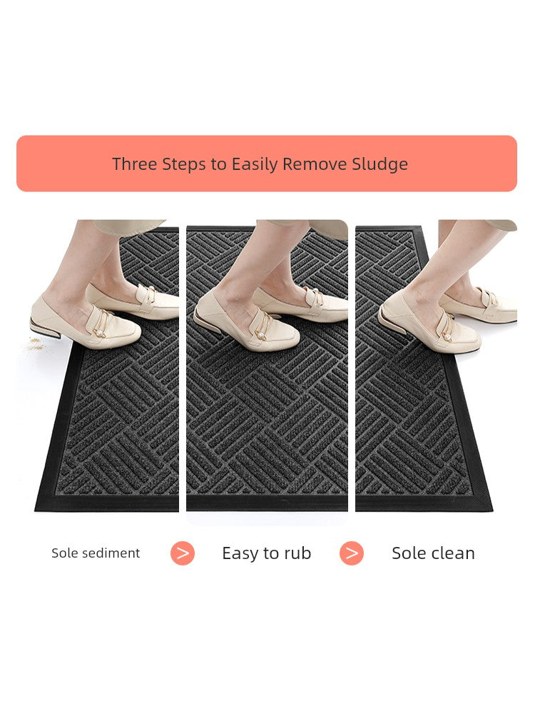 Bonney Atelier Entry Mat — Luxury Non-Slip Stain-Resistant Door Carpet for Mansions, Hotels & Modern Homes (Thickened Designer Floor Mat)