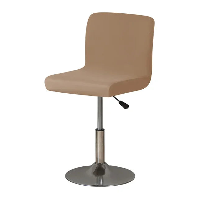 Bonney Atelier Spandex Bar Chair Cover — Elastic Short-Back Slipcover for Hotels, Banquets & Modern Living Spaces