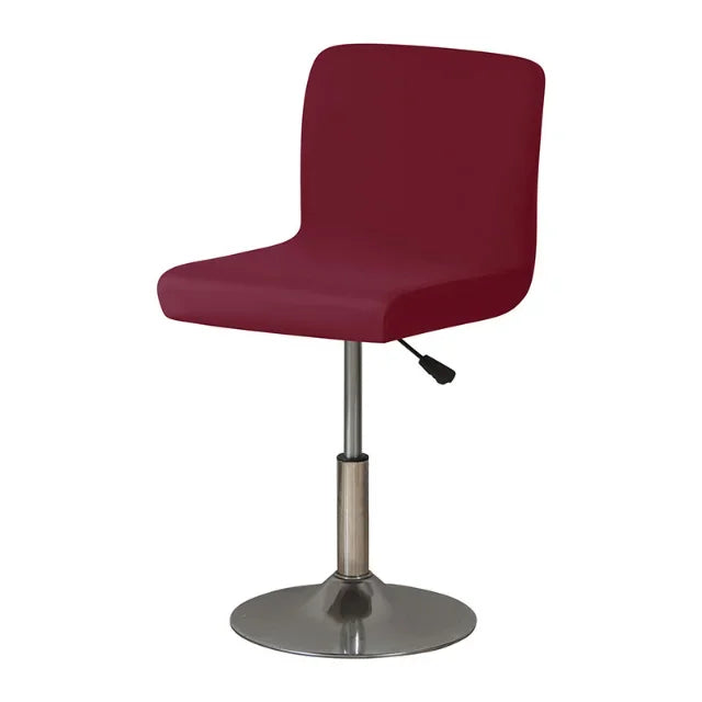 Bonney Atelier Spandex Bar Chair Cover — Elastic Short-Back Slipcover for Hotels, Banquets & Modern Living Spaces