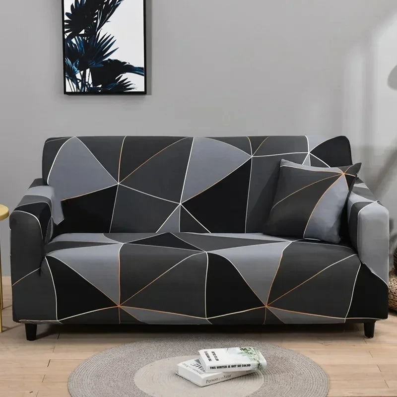 🌸 Capri Bloom Sofa Dress – Elastic Floral Furniture Cover for Effortless Elegance ✨