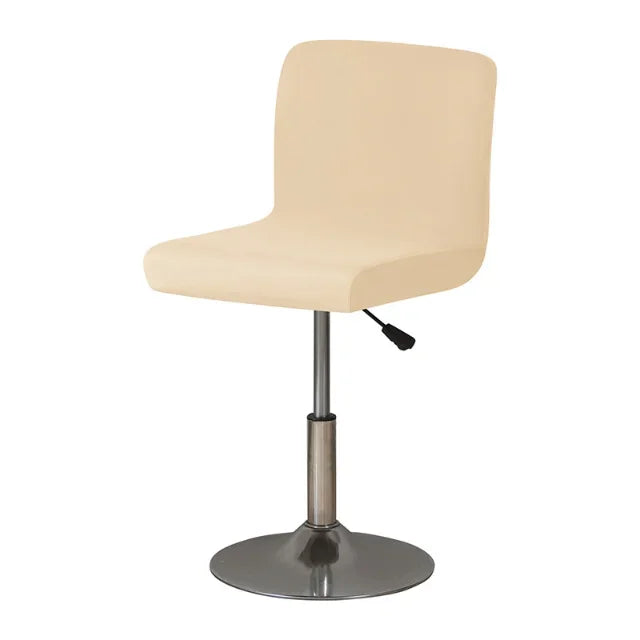 Bonney Atelier Spandex Bar Chair Cover — Elastic Short-Back Slipcover for Hotels, Banquets & Modern Living Spaces
