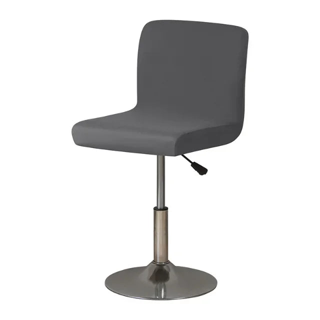 Bonney Atelier Spandex Bar Chair Cover — Elastic Short-Back Slipcover for Hotels, Banquets & Modern Living Spaces