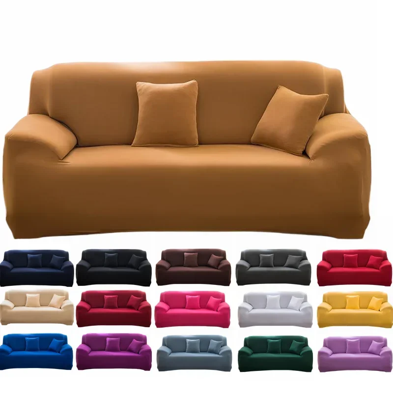 Silken Calm Stretch Sofa Cover Collection (1–4 Seater) | Summer-Breeze Spandex Sofa Protector for Living Rooms, L-Shaped & Corner Couches | Pet-Friendly Luxury Comfort