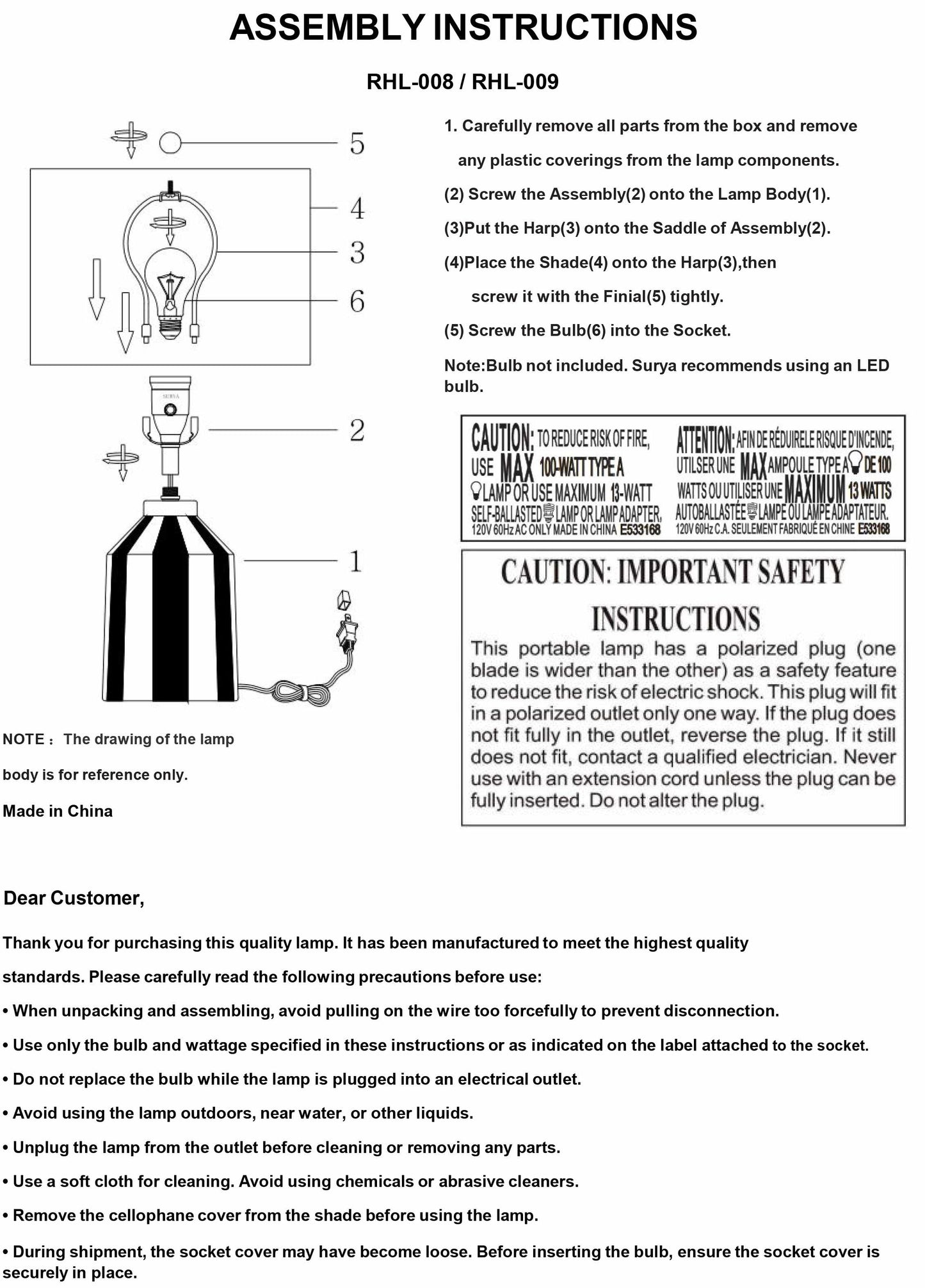 Isbergues Orange Table Lamp
