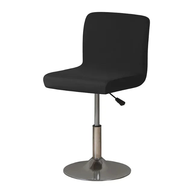Bonney Atelier Spandex Bar Chair Cover — Elastic Short-Back Slipcover for Hotels, Banquets & Modern Living Spaces