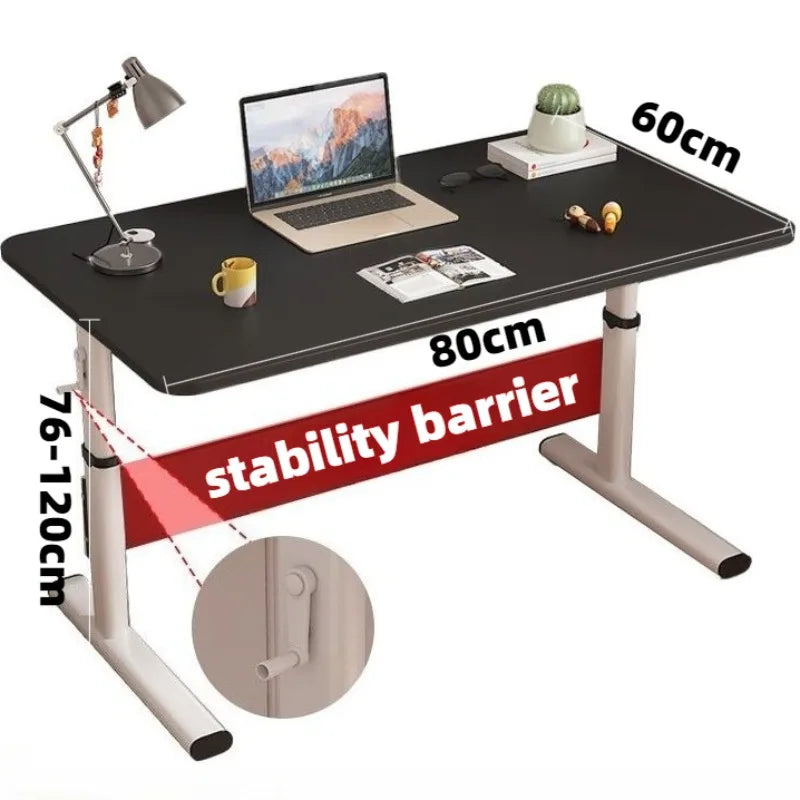 BrightNest Adjustable Steel Study Table – Modern Minimalist Children’s Desk with Rounded Corners & Strong Load-Bearing Design