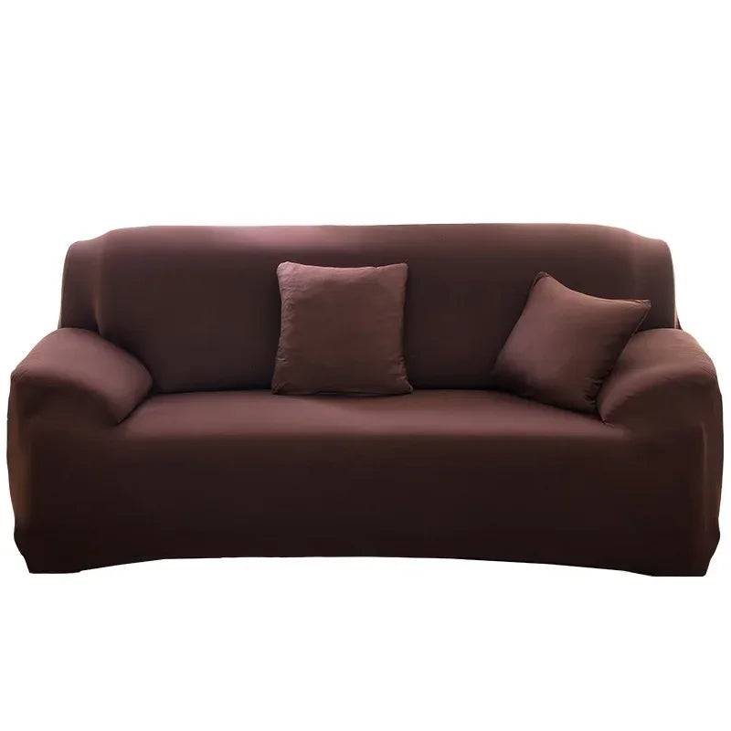 Silken Calm Stretch Sofa Cover Collection (1–4 Seater) | Summer-Breeze Spandex Sofa Protector for Living Rooms, L-Shaped & Corner Couches | Pet-Friendly Luxury Comfort