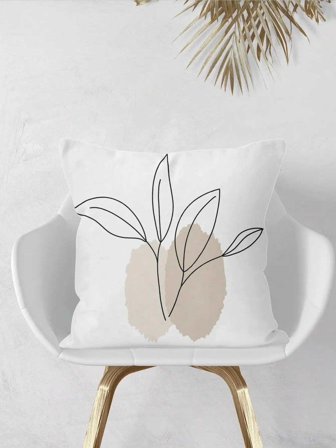 Whisper Linen Plush Cushion Cover | Beige Decorative Throw Pillow Case in 30x50 / 40x40 / 45x45 / 50x50 cm | Nordic-Inspired Soft Cozy Accent for Living Room, Chair & Bedroom Décor