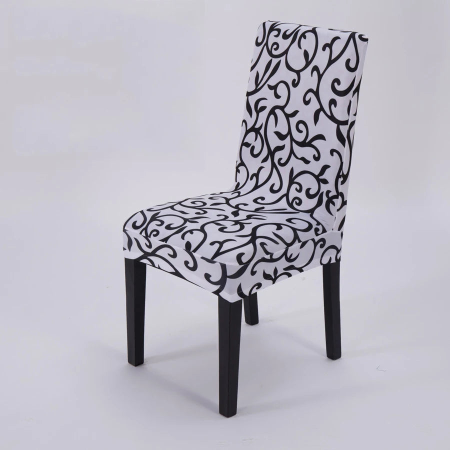 Eternal Embrace Stretch Chair Cover | Modern Spandex & Polyester Slipcover for Dining, Living, Wedding & Hotel Chairs | Elegant Washable Universal Fit Design
