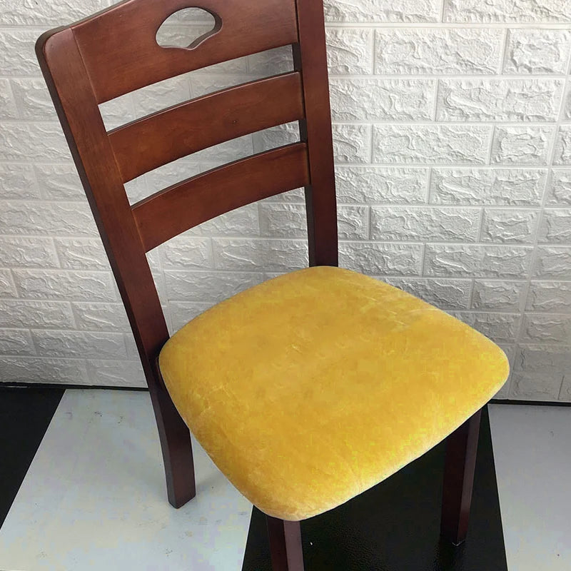 Velvet Haven Chair Cushion Cover | Modern Stretch Velvet Seat Protector For Dining, Office & Banquet Chairs | Soft, Nonslip, Waterproof Elegance In Every Color