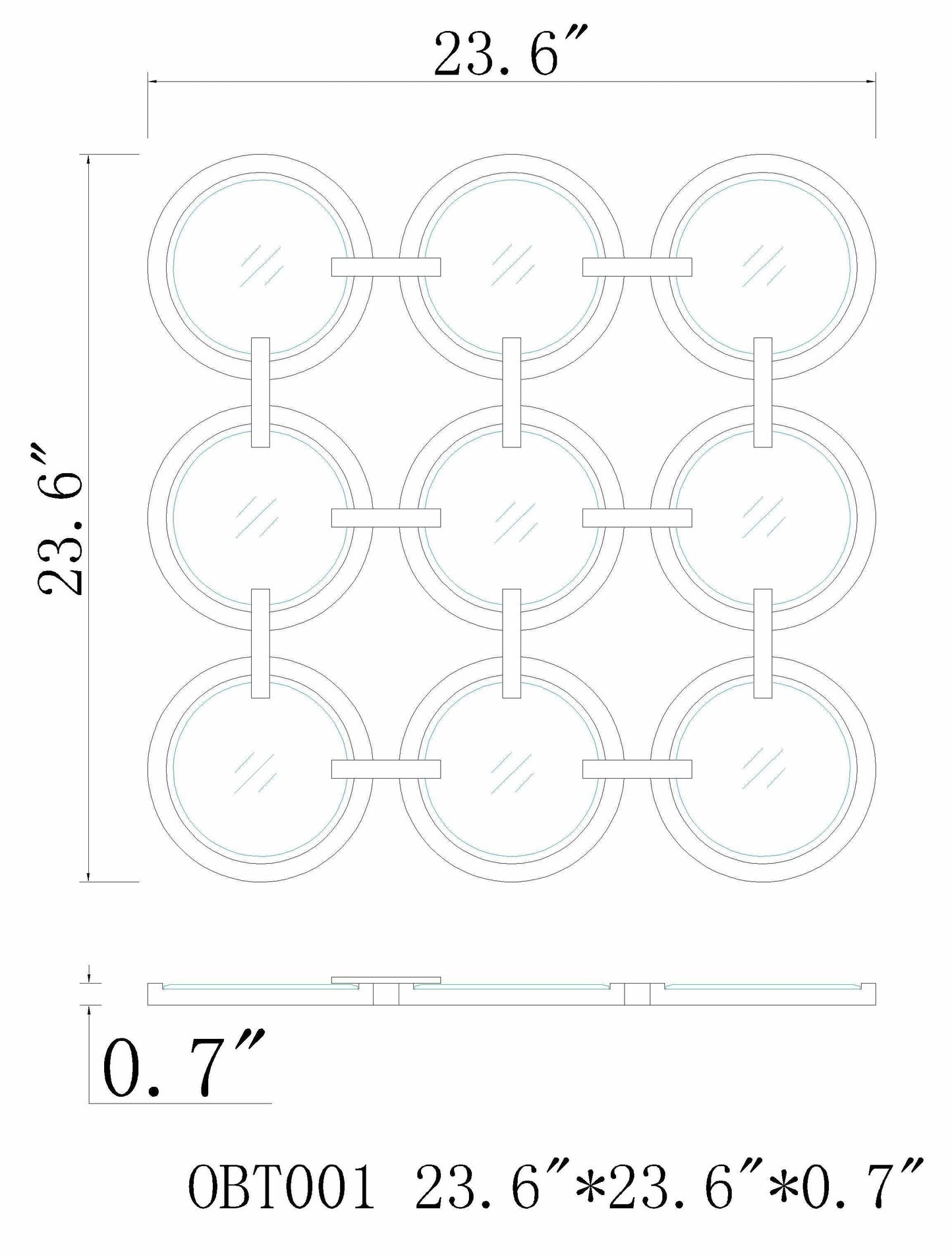 Tartaro Mirror - Clearance