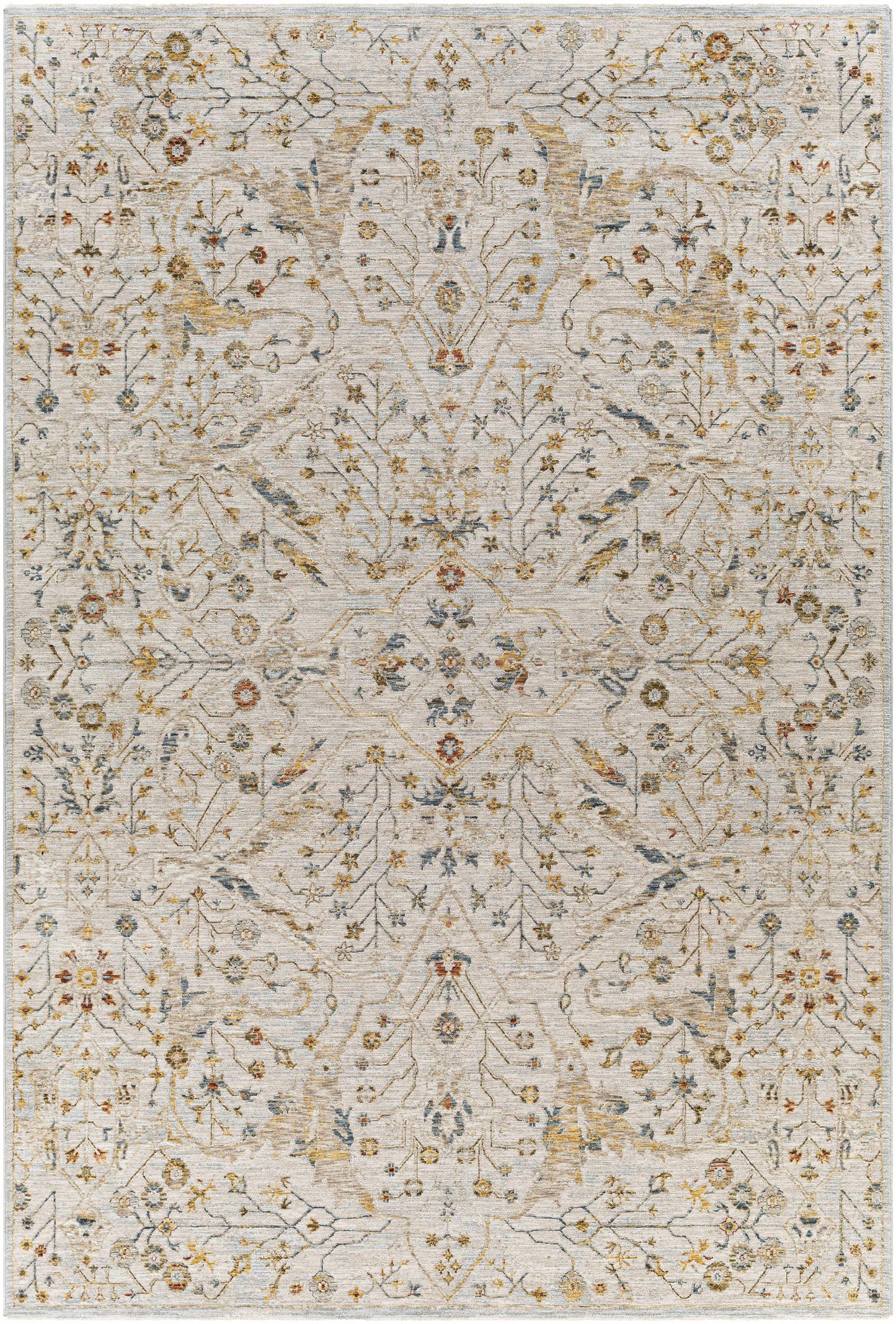 Kabungahan Oushak Style Floral Rug