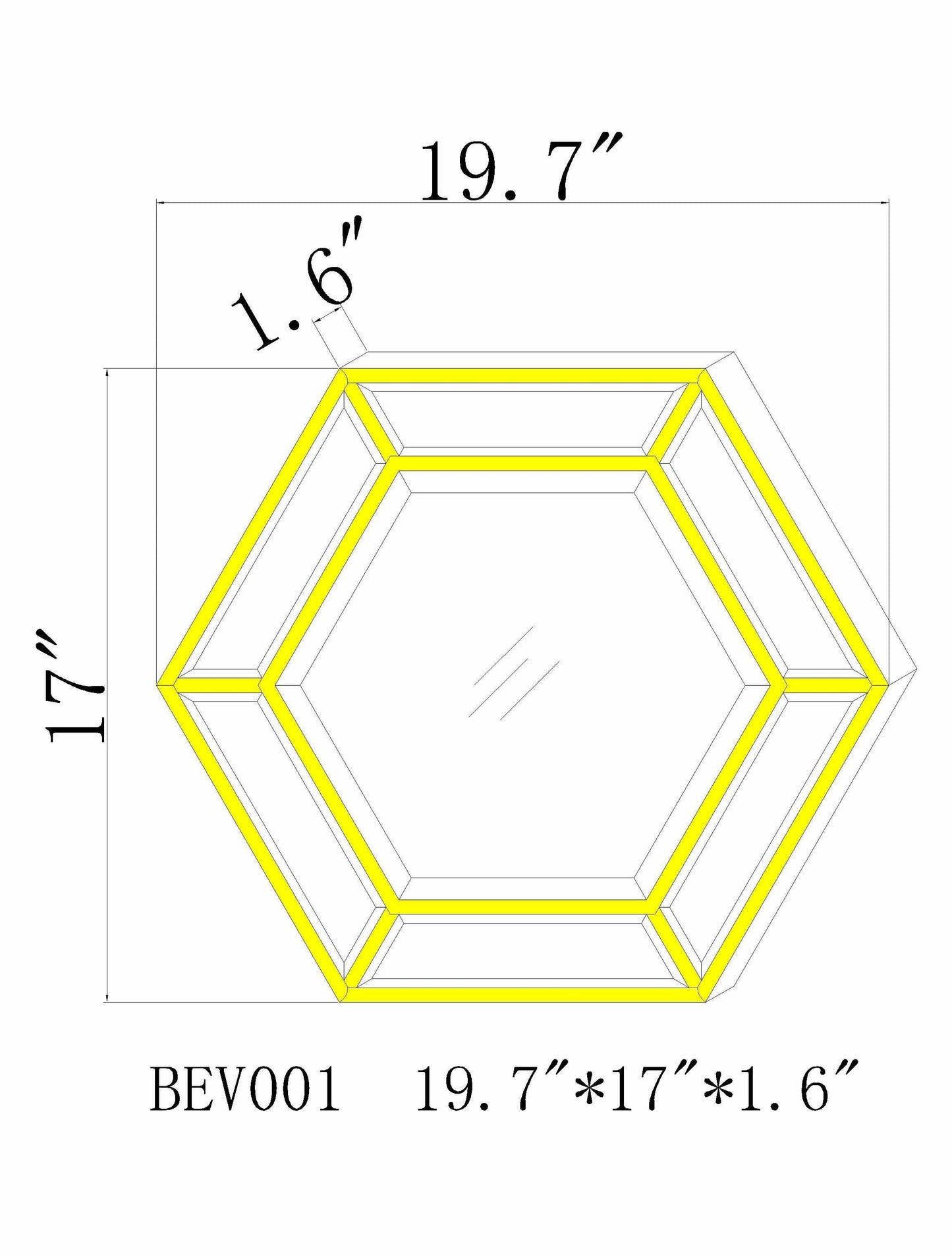 Madulao Mirror - Clearance