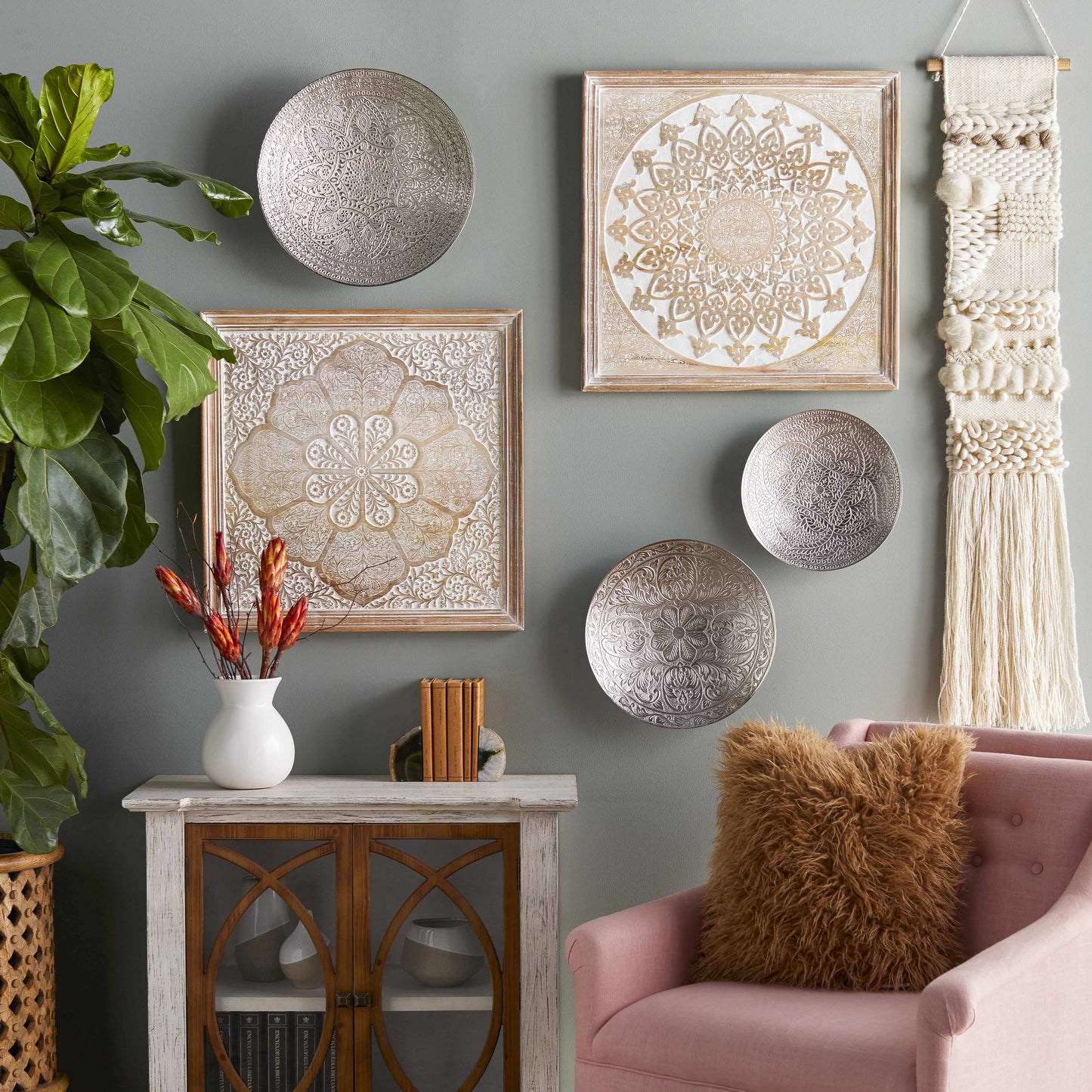 Roslindale Wood-Frame Wall Art Piece