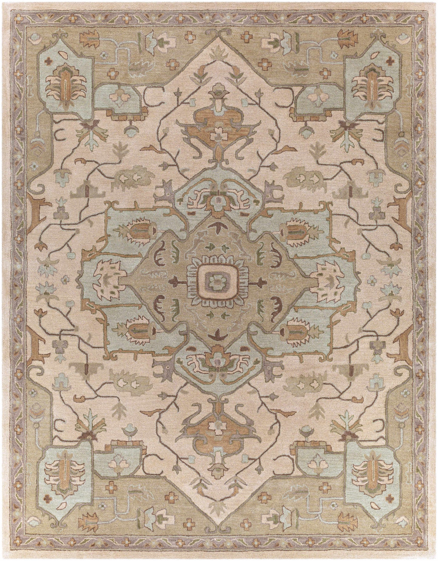 Broomfield Hand Tufted Sage 1143 Area Rug