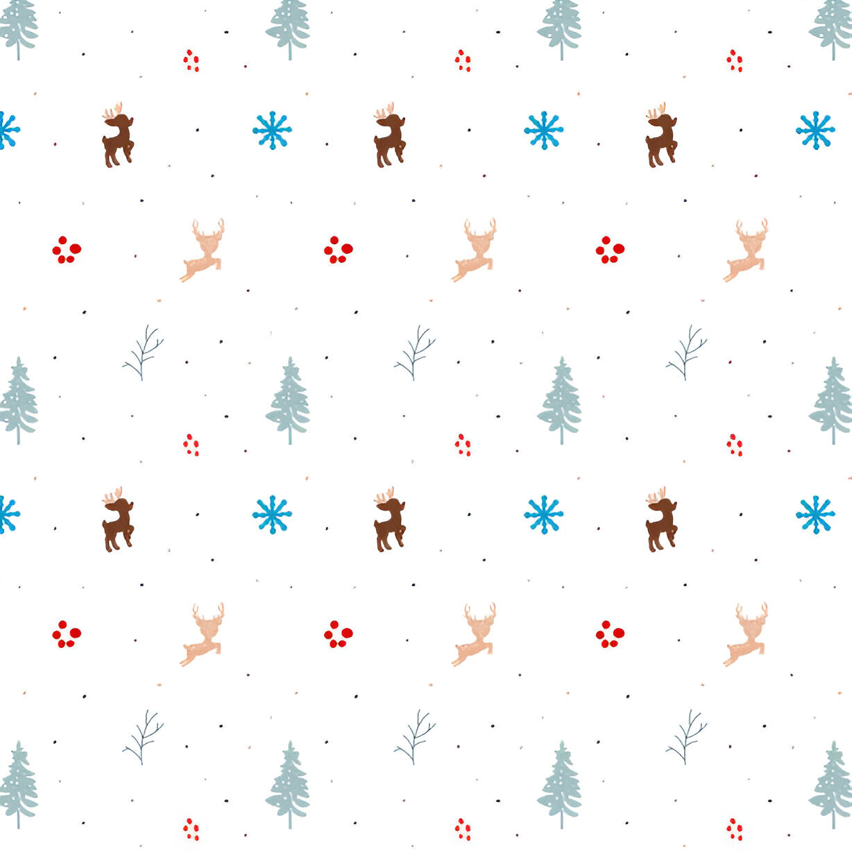 Christmas Raindeer Themed Baby Room Curtain