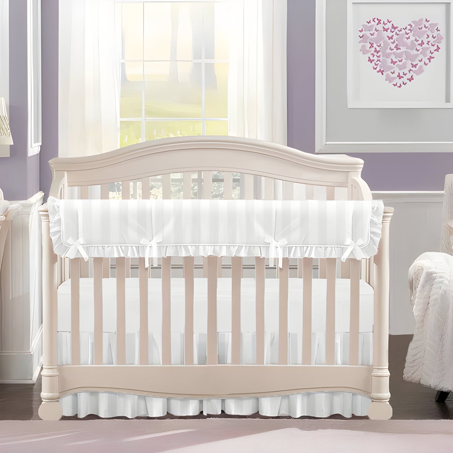 Cotton Knitted Crib Rail Cover
