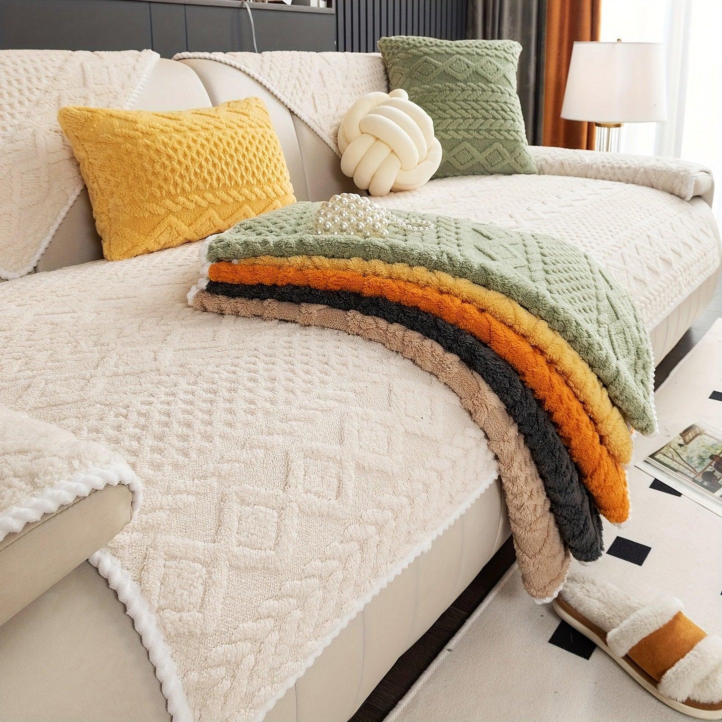 Pet-Friendly Couch Cover for Dogs, Non-Slip & Breathable