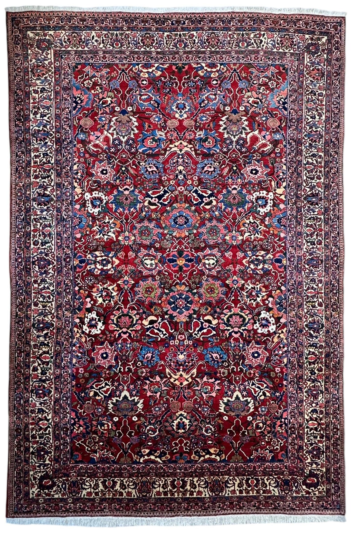 Antique Persian Bakhtiari Rug – Timeless Masterpiece 8'6" x 13'2"