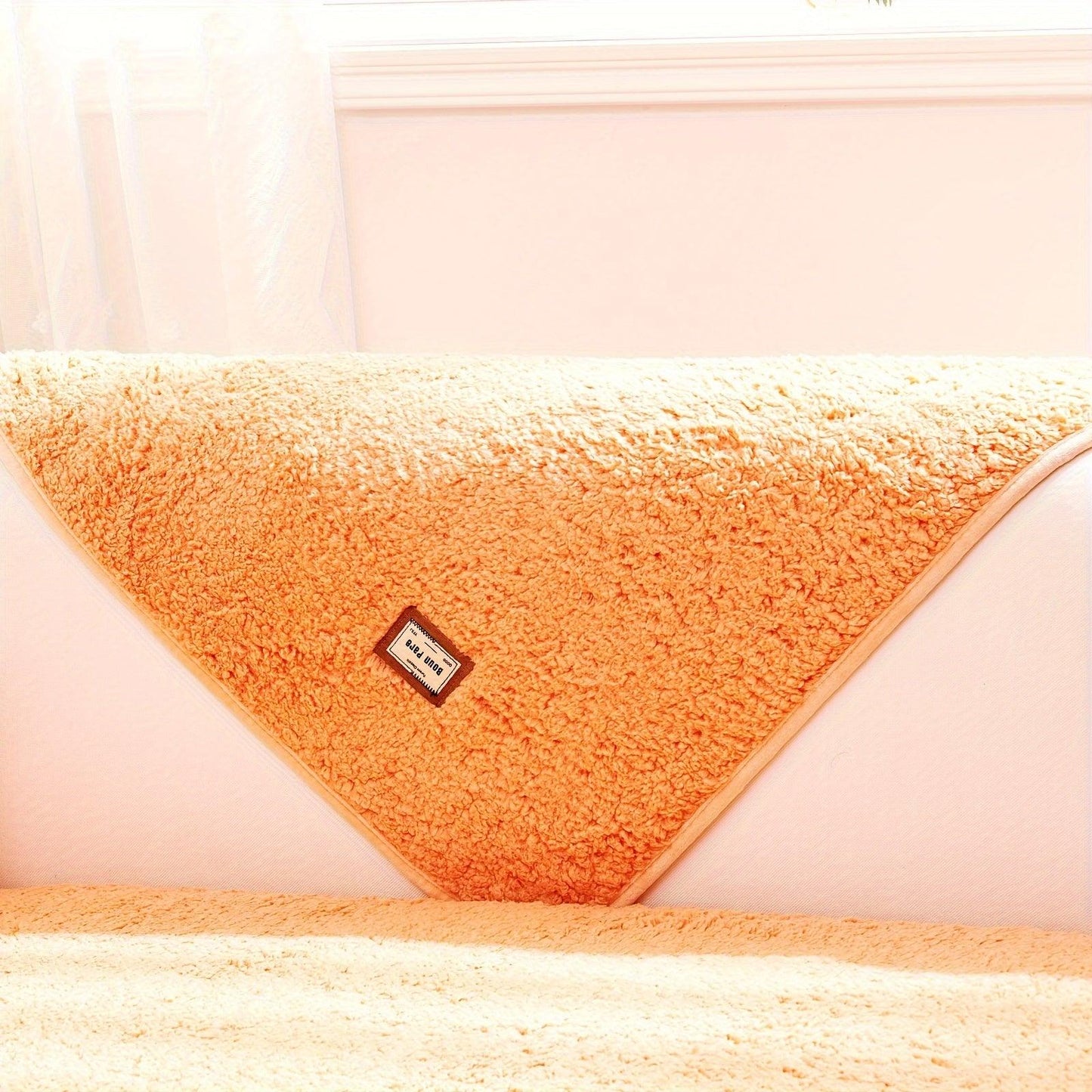 Durable 3 cushion couch cover | High-Quality Plush Sherpa Sofa Cover