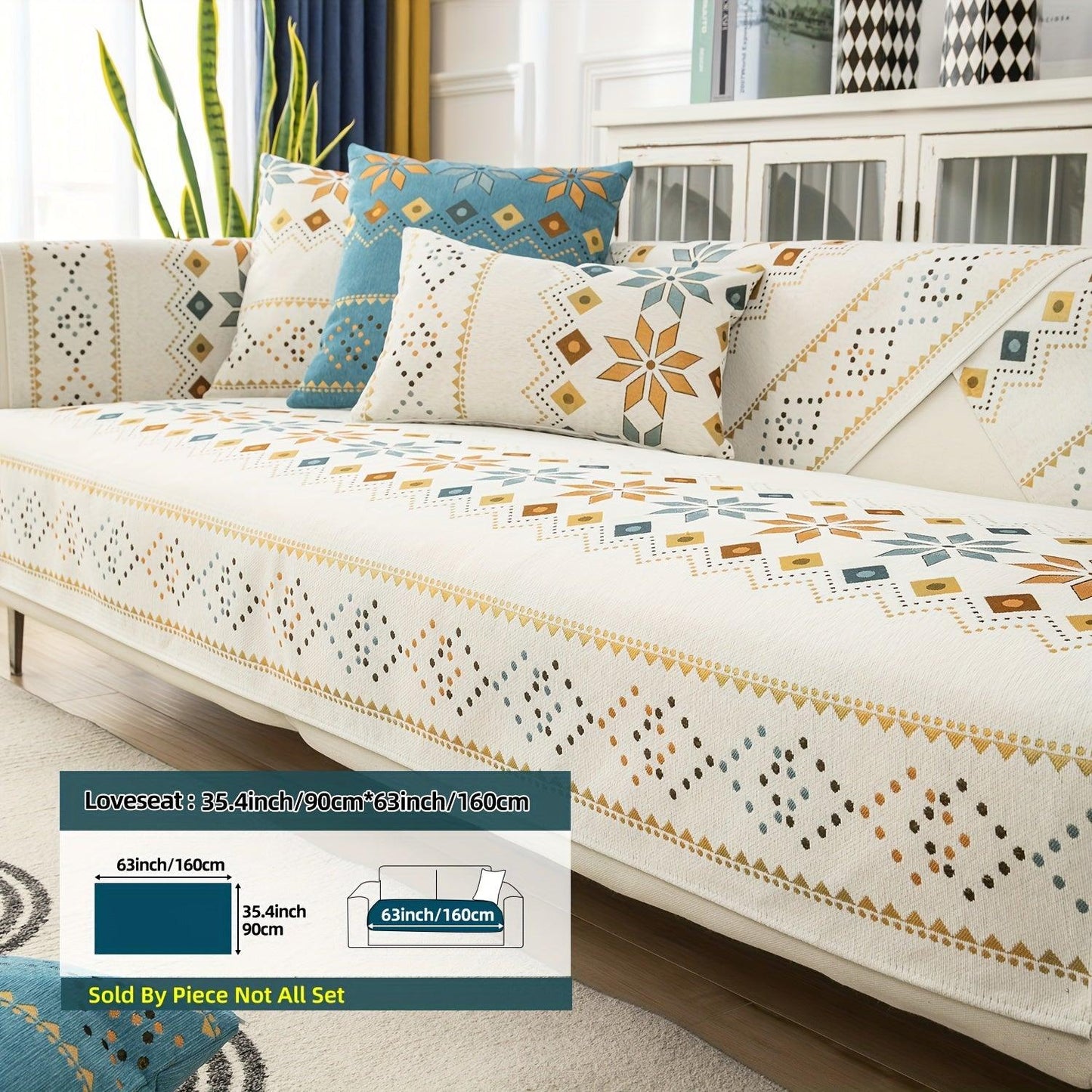 Stylish Bohemian Chenille Slipcovers for Couches