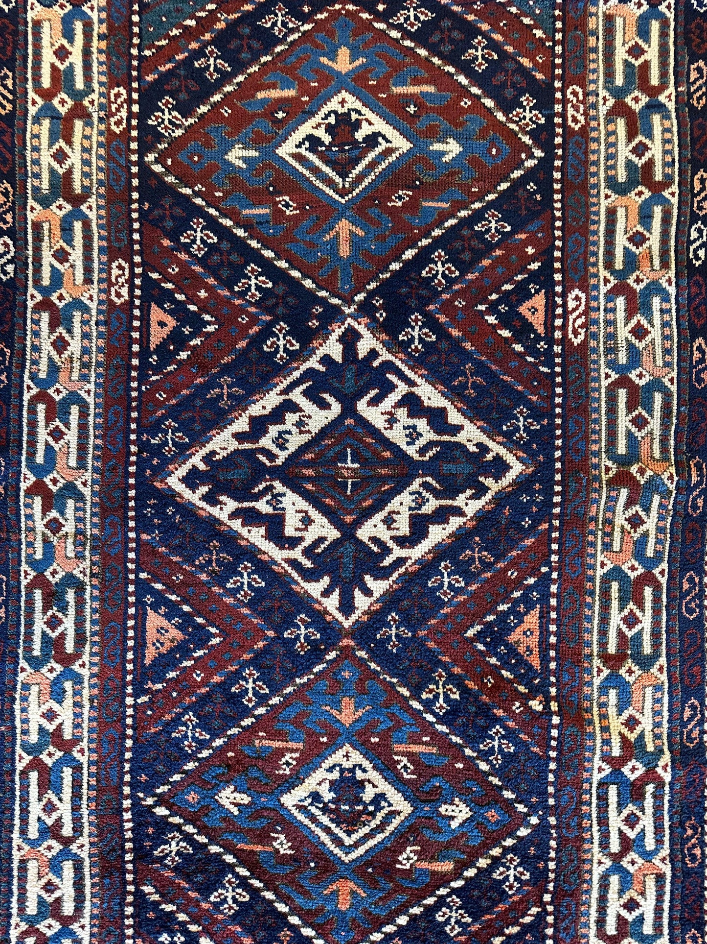 1920’s Antique Kurdish 4X3 Rug