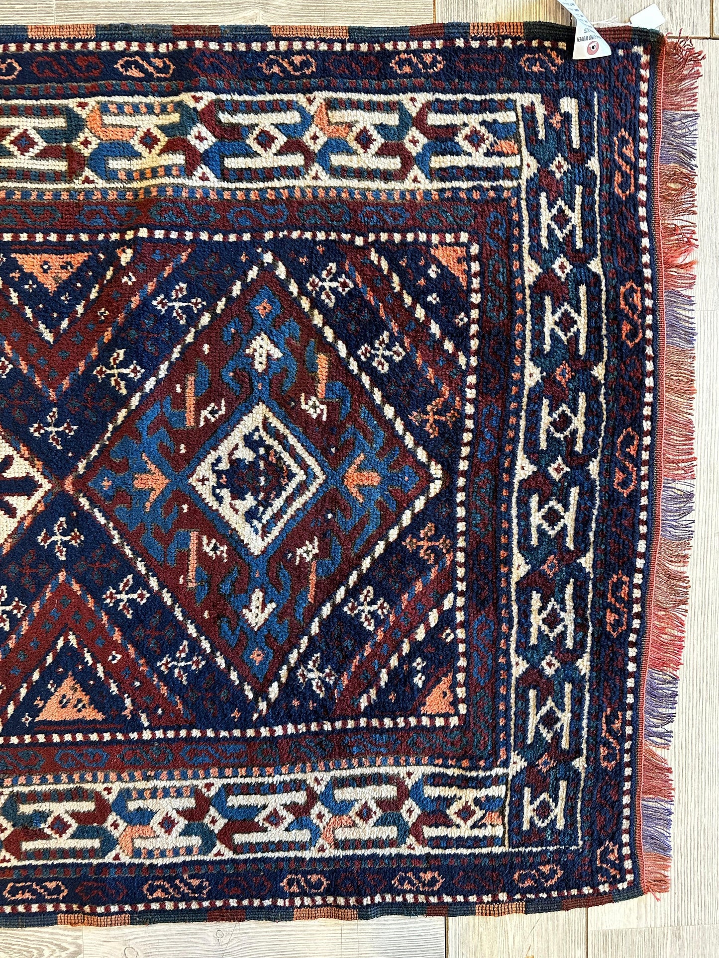 1920’s Antique Kurdish 4X3 Rug