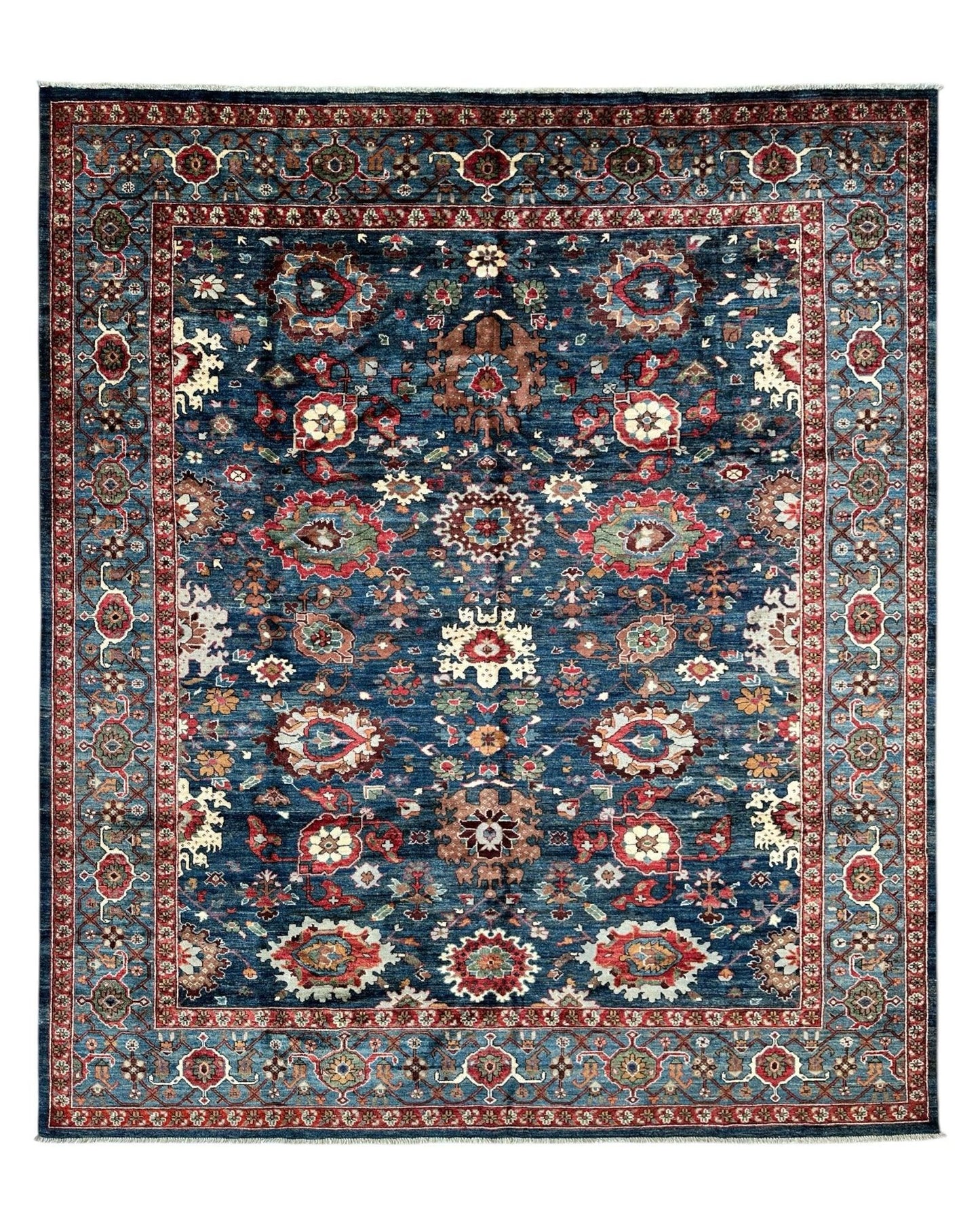 Trasitional Serapi Ghazni Wool Rug – 8' x 10’ – Intricate Floral Design