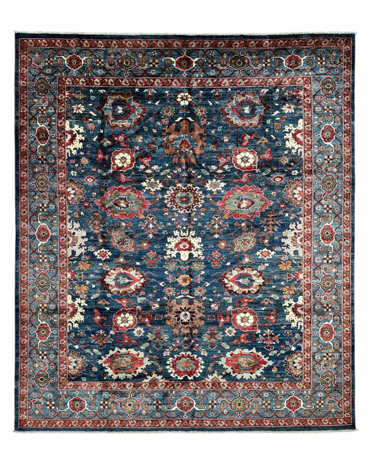Trasitional Serapi Ghazni Wool Rug – 8' x 10’ – Intricate Floral Design