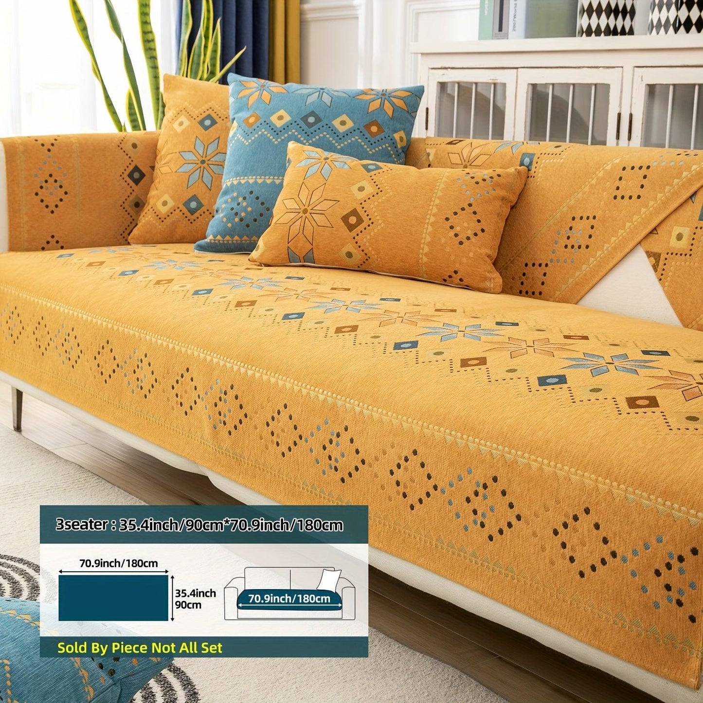 Stylish Bohemian Chenille Slipcovers for Couches