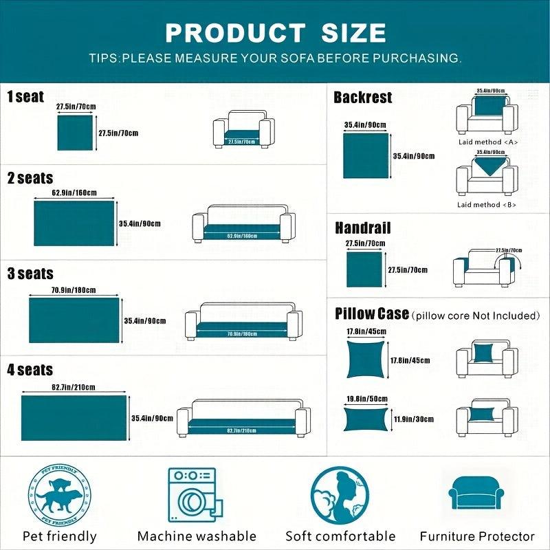 Stylish Bohemian Chenille Slipcovers for Couches