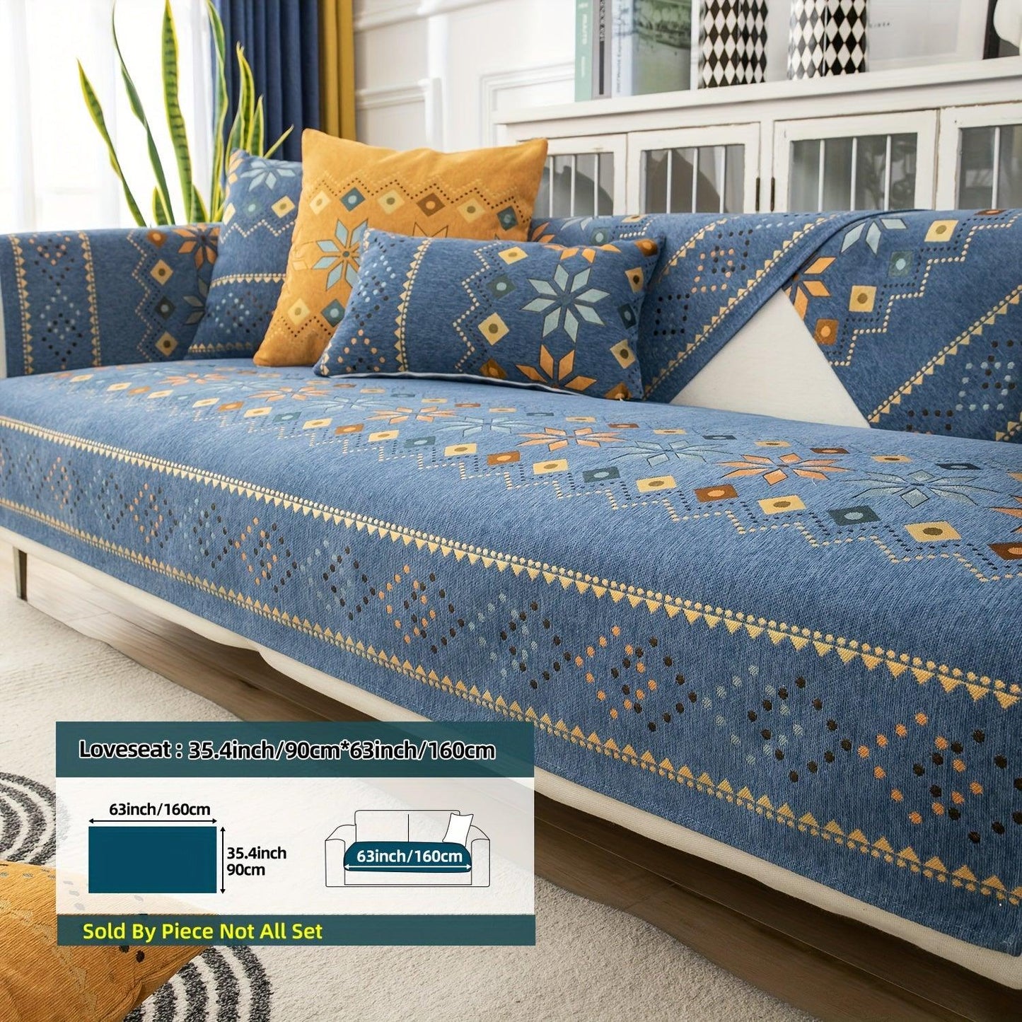 Stylish Bohemian Chenille Slipcovers for Couches